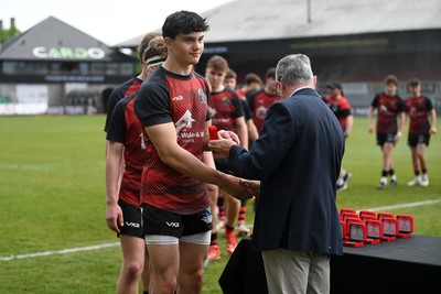 270426 - Bro Teifi v Maes Y Gwendraeth - Road to Principality Finals - Boys U18s Plate - Bro Teifi players at full time