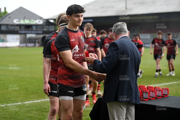 270426 - Bro Teifi v Maes Y Gwendraeth - Road to Principality Finals - Boys U18s Plate - Bro Teifi players at full time