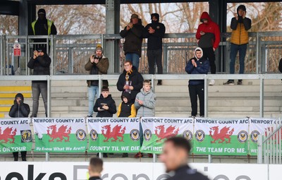 010126 - Bromley v Newport County - Sky Bet League 2 - Newport fans