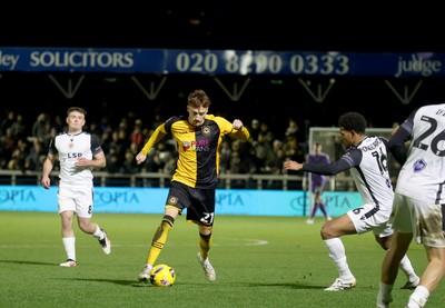 010126 - Bromley v Newport County - Sky Bet League 2 - Michael Spellman of Newport County