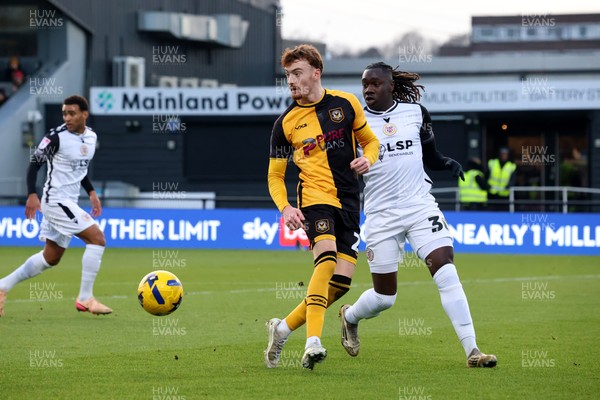 010126 - Bromley v Newport County - Sky Bet League 2 - Michael Spellman of Newport County