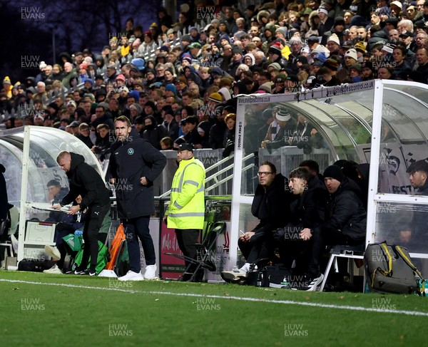 010126 - Bromley v Newport County - Sky Bet League 2 - Christian Fuchs, Newport Manager