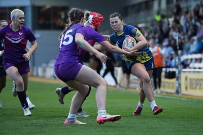 220426 - Brunel v Loughborough - Women's BUCS Final - Grace White of Brunel is challenged by Imogen Mockford of Loughborough