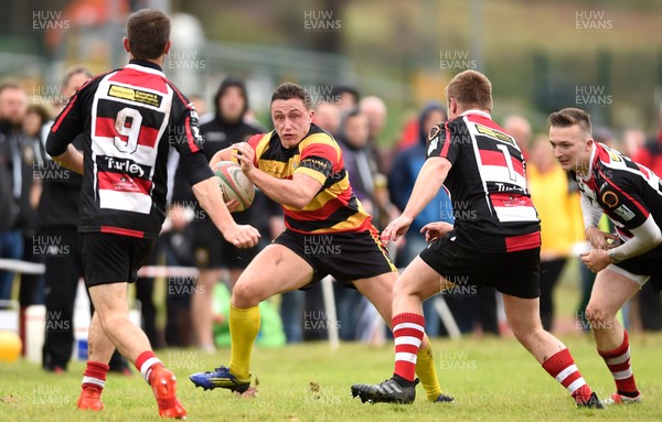 300917 - Brynmawr v Brecon - SWALEC Division One East - Ryan Gardner of Brynmawr