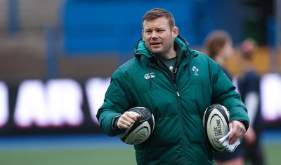 110126 - Brython Thunder v  Clovers, Celtic Challenge - Clovers head coach Denis Fogarty