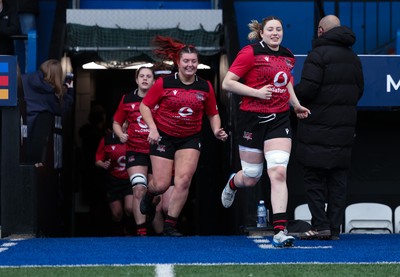 110126 - Brython Thunder v  Clovers, Celtic Challenge - Gwen Crabb of Brython Thunder leads the team out
