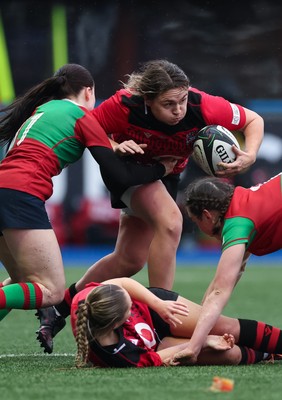 110126 - Brython Thunder v  Clovers, Celtic Challenge - Hannah Bluck of Brython Thunder attacks