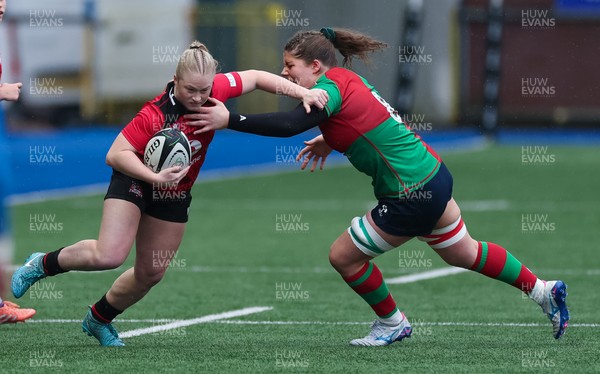 110126 - Brython Thunder v  Clovers, Celtic Challenge - Seren Lockwood of Brython Thunder takes on Jemima Adams Verling of Clovers