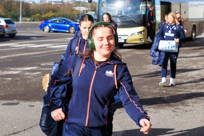 140226 - Brython Thunder v Edinburgh - Celtic Challenge - Edinburgh team arrive at Parc y Scarlets