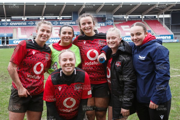 140226 - Brython Thunder v Edinburgh - Celtic Challenge - Brython Thunder players celebrate at the end of the match