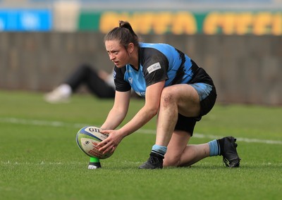 090325  Brython Thunder v Glasgow Warriors, Celtic Challenge - Briar McNamara of Glasgow Warriors prepares to kick conversion