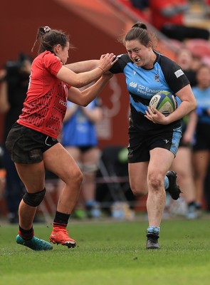 090325  Brython Thunder v Glasgow Warriors, Celtic Challenge - Briar McNamara of Glasgow Warriorsattacks