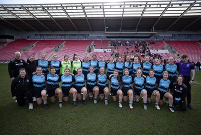 090325  Brython Thunder v Glasgow Warriors, Celtic Challenge - The Glasgow Warriors team and management at the end of the match