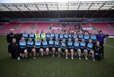 090325  Brython Thunder v Glasgow Warriors, Celtic Challenge - The Glasgow Warriors team and management at the end of the match