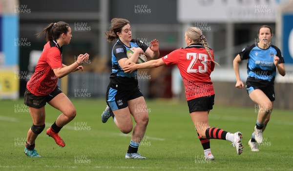 090325  Brython Thunder v Glasgow Warriors, Celtic Challenge - Nicole Flynn of Glasgow Warriors attacks