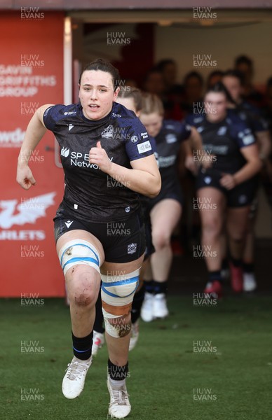 201225 - Brython Thunder v Glasgow Warriors, Celtic Challenge - Glasgow Warriors run out at the start of the match