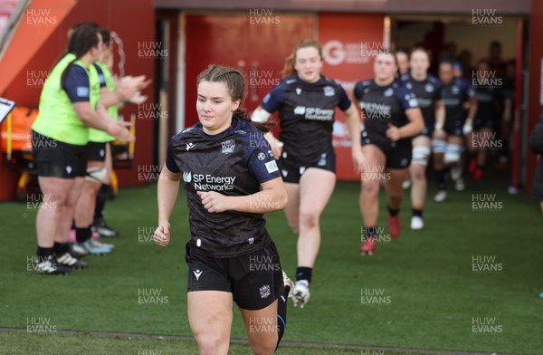 201225 - Brython Thunder v Glasgow Warriors, Celtic Challenge - Glasgow Warriors run out at the start of the match