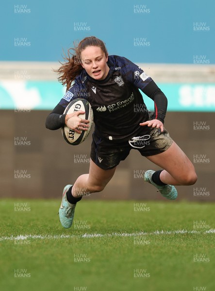 201225 - Brython Thunder v Glasgow Warriors, Celtic Challenge - Hannah Smyth of Glasgow Warriors scores her second try