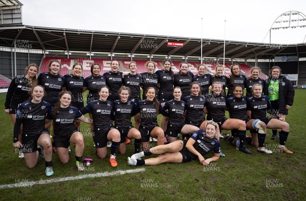 201225 - Brython Thunder v Glasgow Warriors, Celtic Challenge - Glasgow Warriors at the end of the match