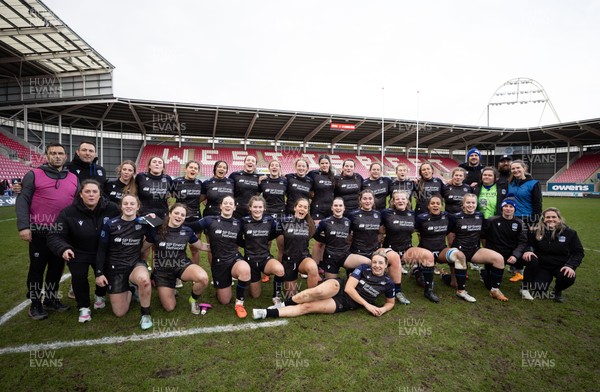 201225 - Brython Thunder v Glasgow Warriors, Celtic Challenge - Glasgow Warriors at the end of the match