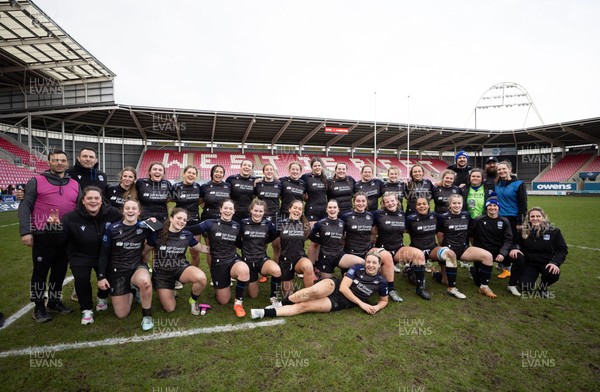 201225 - Brython Thunder v Glasgow Warriors, Celtic Challenge - Glasgow Warriors at the end of the match