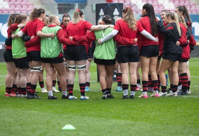 080326 - Brython Thunder v Gwalia Lightning, Celtic Challenge - Brython Thunder huddle up ahead of the match