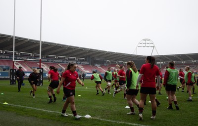 080326 - Brython Thunder v Gwalia Lightning, Celtic Challenge - Brython Thunder warm up ahead of the match