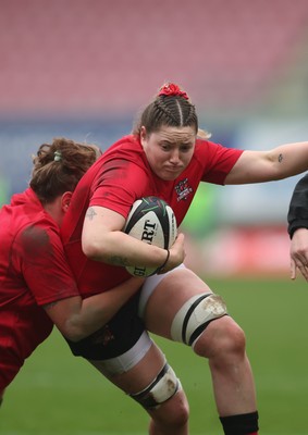 080326 - Brython Thunder v Gwalia Lightning, Celtic Challenge - Gwen Crabb of Brython Thunder during warm up
