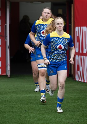 080326 - Brython Thunder v Gwalia Lightning, Celtic Challenge - Catherine Richards of Gwalia Lightning leads the team out