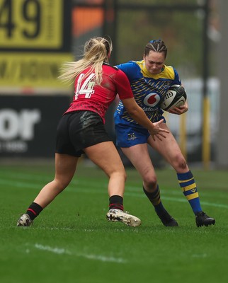 080326 - Brython Thunder v Gwalia Lightning, Celtic Challenge - Caitlin Lewis of Gwalia Lightning takes on Mabli Evans of Brython Thunder