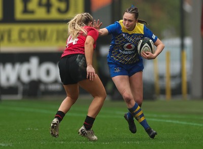 080326 - Brython Thunder v Gwalia Lightning, Celtic Challenge - Caitlin Lewis of Gwalia Lightning takes on Mabli Evans of Brython Thunder