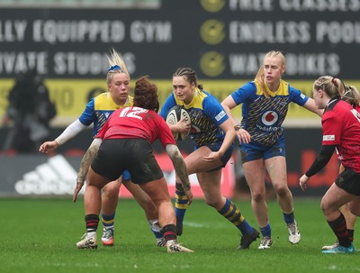 080326 - Brython Thunder v Gwalia Lightning, Celtic Challenge - Caitlin Lewis of Gwalia Lightning takes on Courtney Keight of Brython Thunder