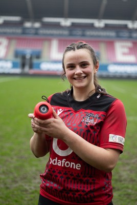 080326 - Brython Thunder v Gwalia Lightning, Celtic Challenge - Player of the match Branwen Metcalfe of Brython Thunder
