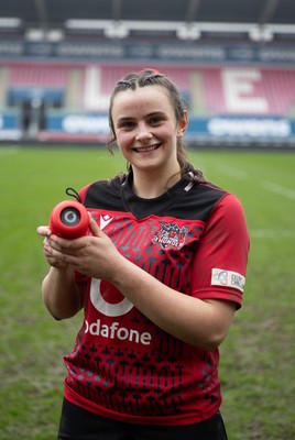080326 - Brython Thunder v Gwalia Lightning, Celtic Challenge - Player of the match Branwen Metcalfe of Brython Thunder