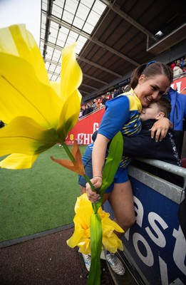 080326 - Brython Thunder v Gwalia Lightning, Celtic Challenge - Chloe Thomas Bradley of Gwalia Lightning at the end of the match