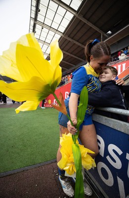 080326 - Brython Thunder v Gwalia Lightning, Celtic Challenge - Chloe Thomas Bradley of Gwalia Lightning at the end of the match