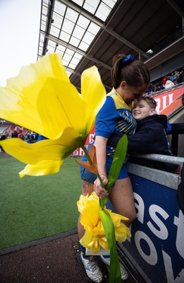 080326 - Brython Thunder v Gwalia Lightning, Celtic Challenge - Chloe Thomas Bradley of Gwalia Lightning at the end of the match