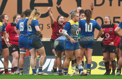080326 - Brython Thunder v Gwalia Lightning, Celtic Challenge - Gwen Crabb of Brython Thunder celebrates on the final whistle