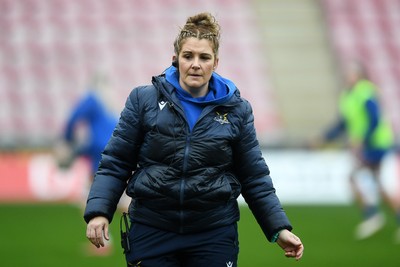 080326 - Brython Thunder v Gwalia Lightning - Celtic Challenge - Catrina Nicholas-McLaughlin, Gwalia Lightning head coach