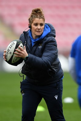 080326 - Brython Thunder v Gwalia Lightning - Celtic Challenge - Catrina Nicholas-McLaughlin, Gwalia Lightning head coach