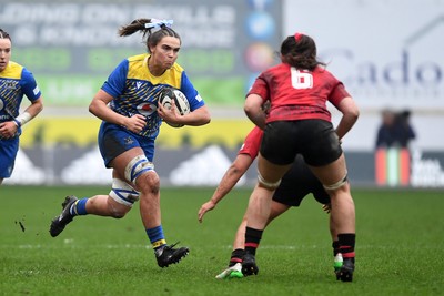 080326 - Brython Thunder v Gwalia Lightning - Celtic Challenge - Bryone King of Gwalia Lightning is challenged by Branwen Metcalfe of Brython Thunder
