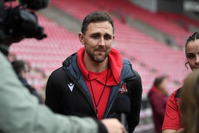 080326 - Brython Thunder v Gwalia Lightning - Celtic Challenge - Ashley Beck, Brython Thunder Head Coach at full time