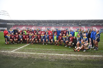 080326 - Brython Thunder v Gwalia Lightning - Celtic Challenge - Gwalia and Brython players at full time