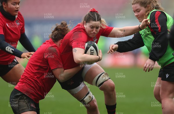 080326 - Brython Thunder v Gwalia Lightning, Celtic Challenge - Gwen Crabb of Brython Thunder during warm up