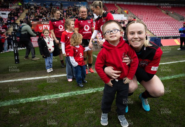 080326 - Brython Thunder v Gwalia Lightning, Celtic Challenge - Brython Thunder player walk out with their match mascots