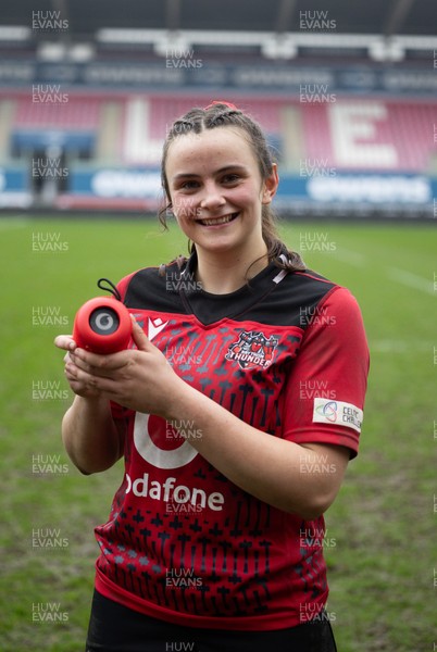080326 - Brython Thunder v Gwalia Lightning, Celtic Challenge - Player of the match Branwen Metcalfe of Brython Thunder
