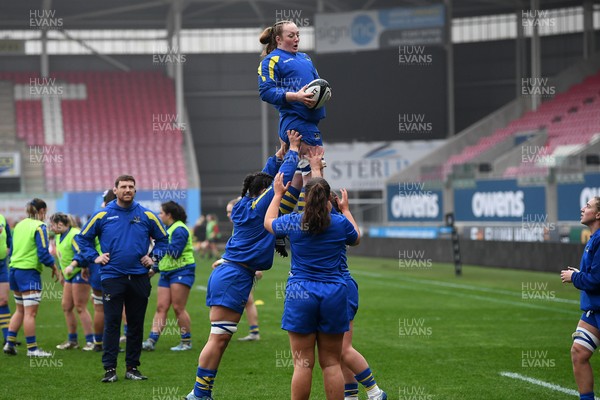 080326 - Brython Thunder v Gwalia Lightning - Celtic Challenge - Gwalia Lightning during the warmup