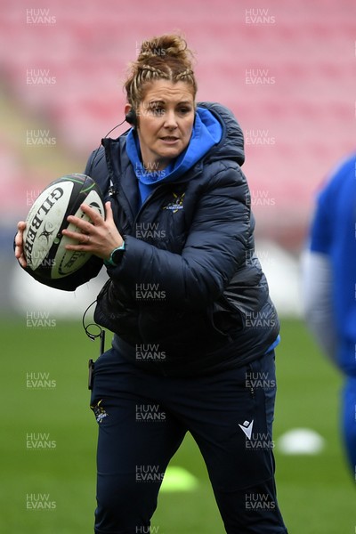 080326 - Brython Thunder v Gwalia Lightning - Celtic Challenge - Catrina Nicholas-McLaughlin, Gwalia Lightning head coach
