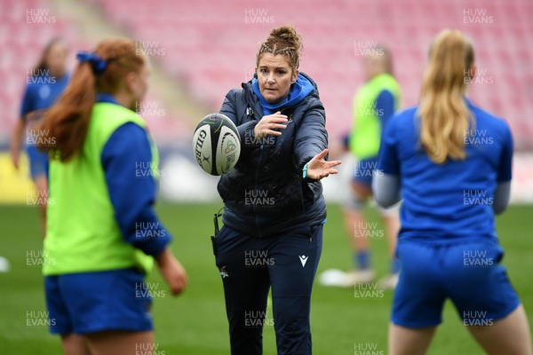 080326 - Brython Thunder v Gwalia Lightning - Celtic Challenge - Catrina Nicholas-McLaughlin, Gwalia Lightning head coach