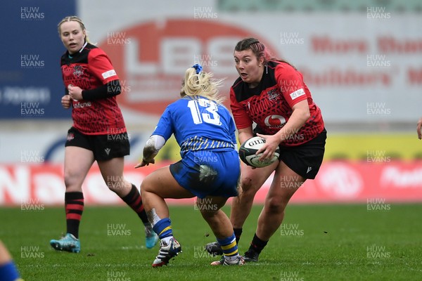 080326 - Brython Thunder v Gwalia Lightning - Celtic Challenge - Stella Orrin of Brython Thunder is challenged by Kelsie Webster of Gwalia Lightning